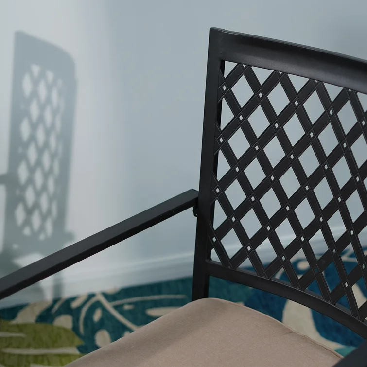 Alyah 4 - Person Square Outdoor Dining Set with Cushions