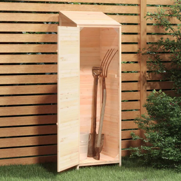 VidaXL Outdoor Storage Shed Garden Shed Wooden Storage Shed Solid Fir Wood