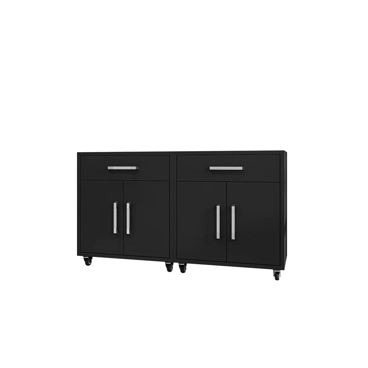 Aseem 2 Piece Single Storage Cabinet ( 34.41'' H x 56.7'' W x 17.72'' D)<!-- --> <!-- -->(Set of 2)
