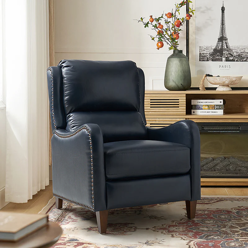 Deliat Genuine Leather Rocker Recliner