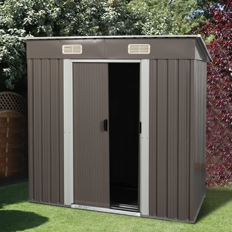 6 ft. x 4 ft. Metal Tool Shed