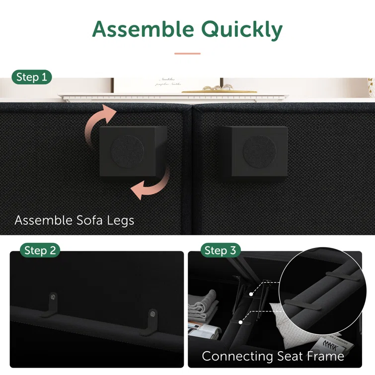 Tremee Modular Sectional Couch for Living Room