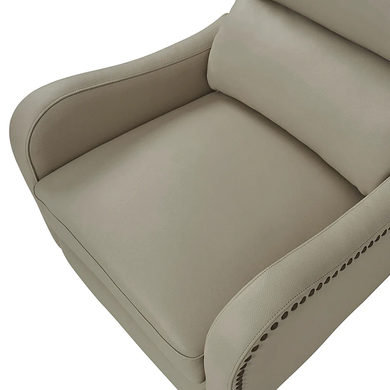 Deliat Genuine Leather Rocker Recliner