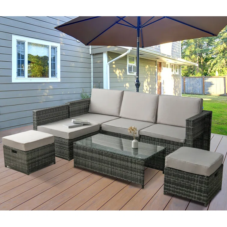 Colona 6 - Person Outdoor Seating Group with Cushions