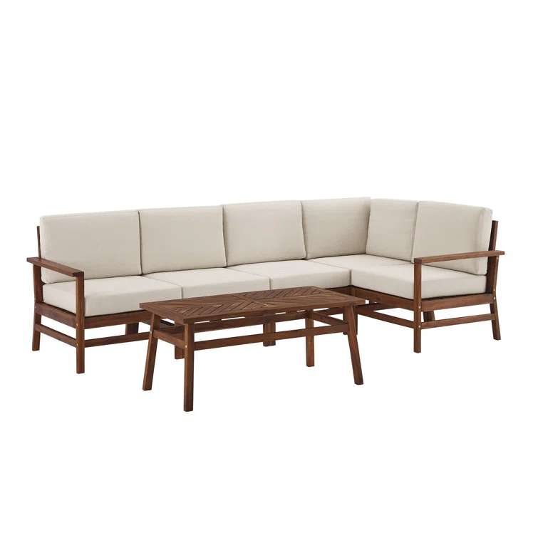 Harbison 5 - Person Outdoor Seating Group with Cushions