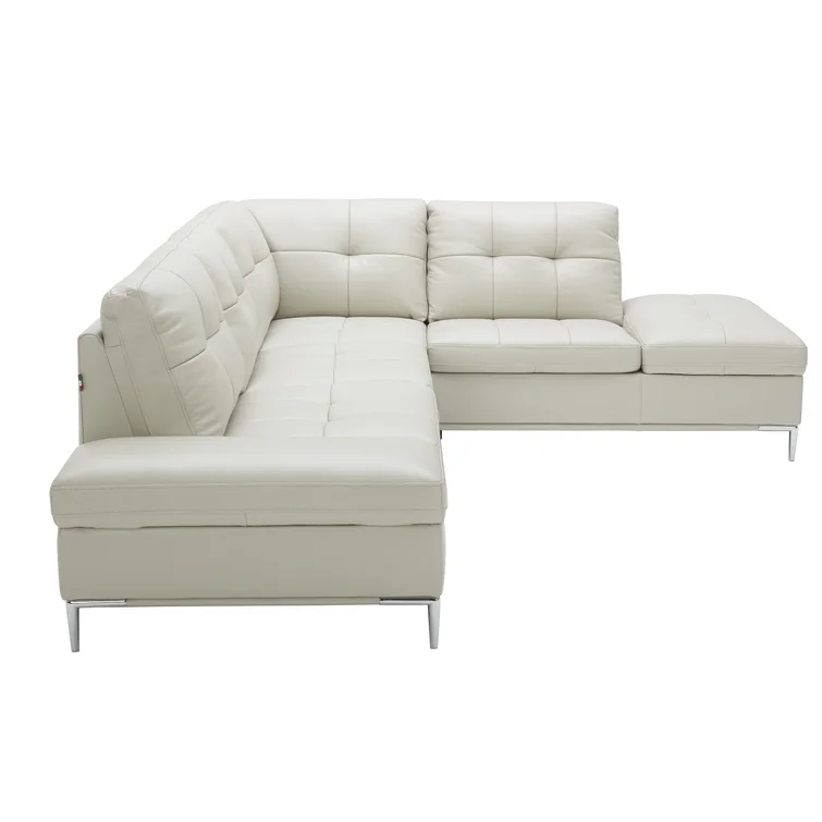 Mercier 2 - Piece Leather Sectional