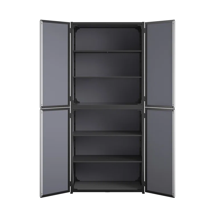 Aluminum Single Storage Cabinet ( 35" H x 29.76" W x 18.7" D)