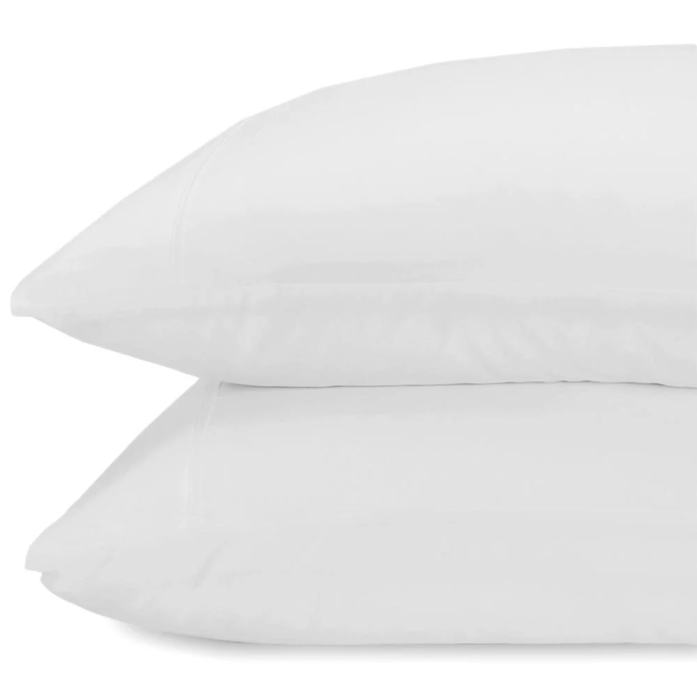 King White Eternal Pillowcase by Jennifer Adams