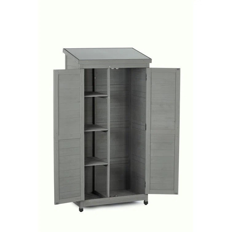3 ft. W x 2 ft. D Solid Wood Lean-To Tool Shed