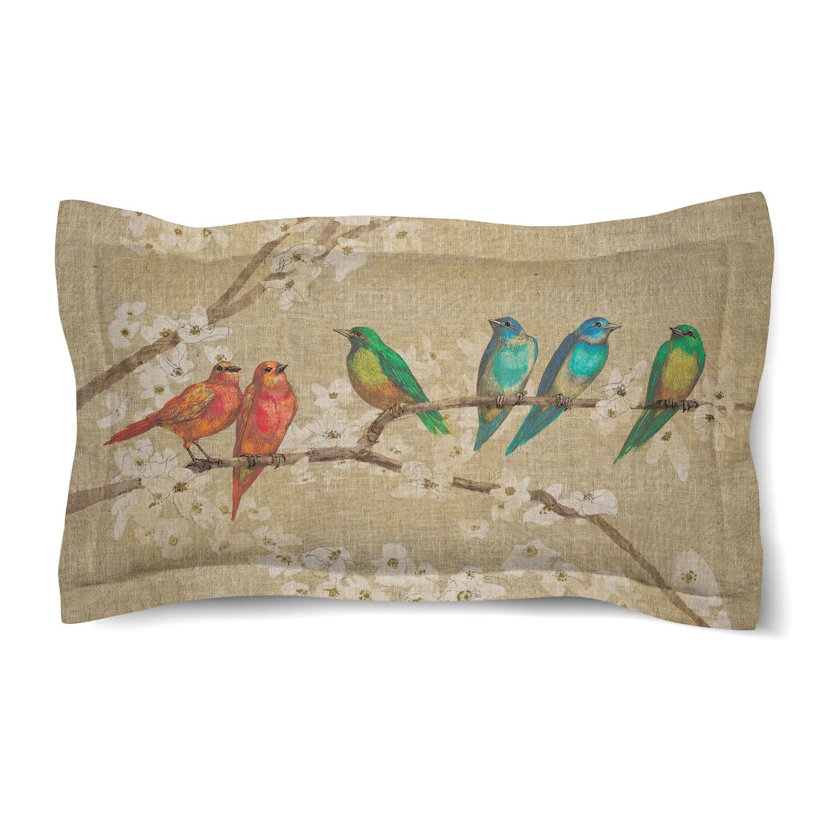 Laural Home Birds and Blossoms Duvet Sham