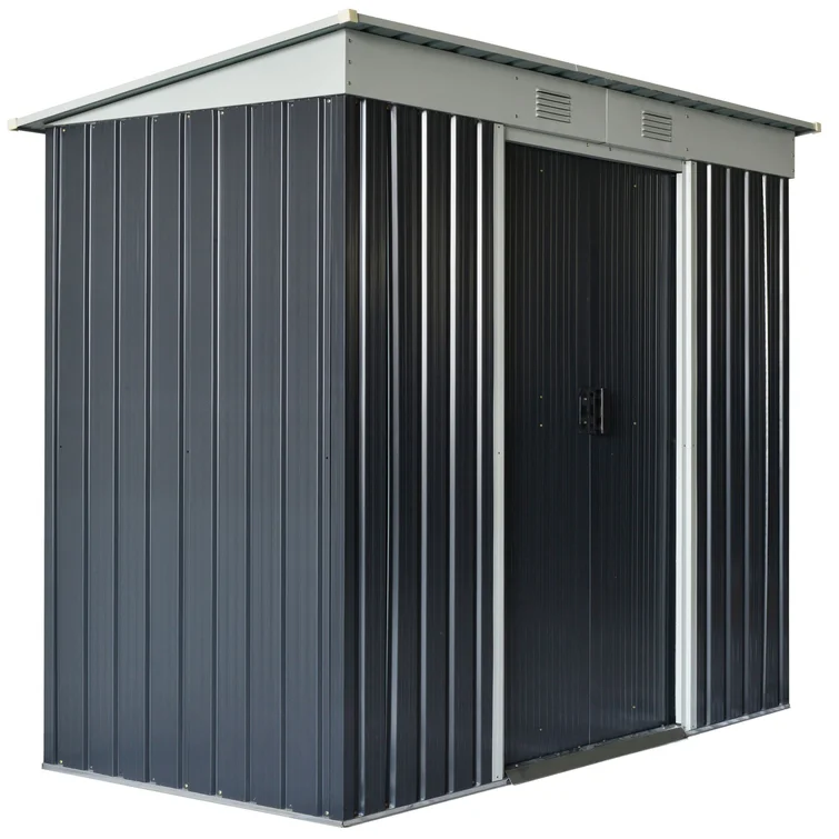 85.5" W x 48" D Storage Shed