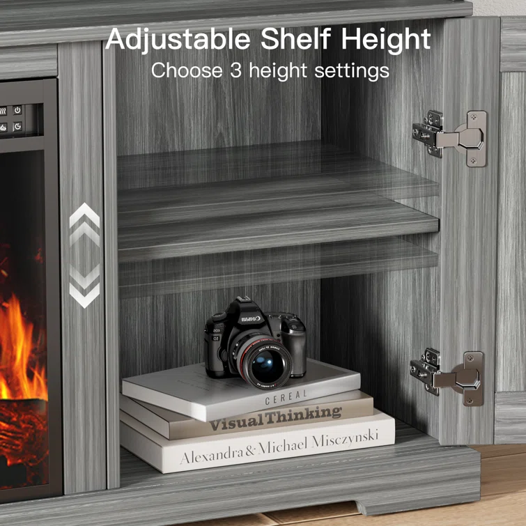 Aillie Farmhouse TV Stand For TVs Up To 70