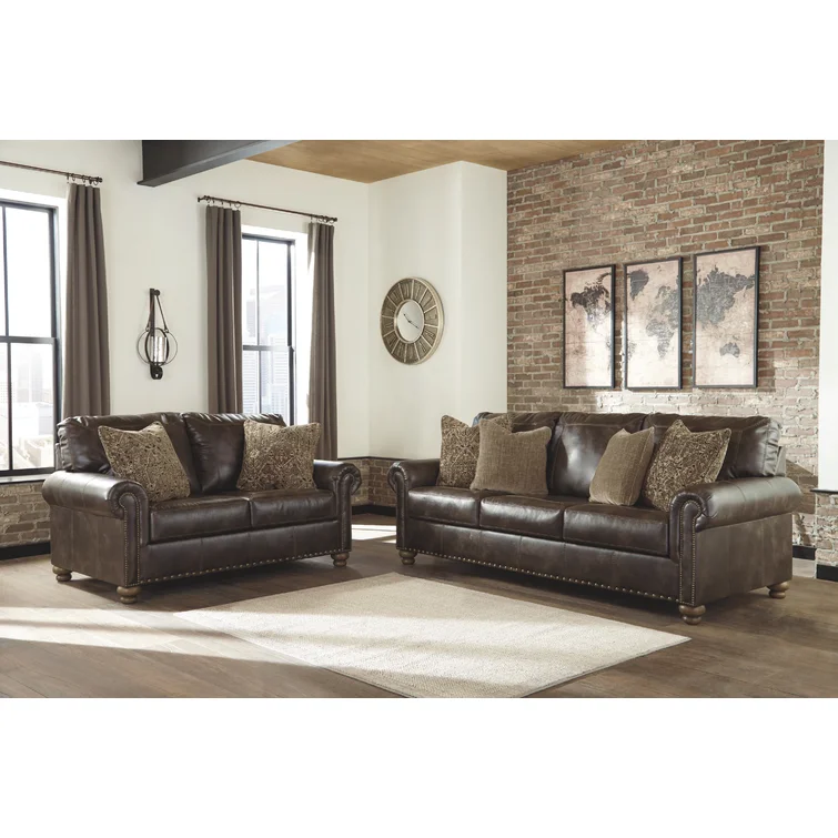Banuelos 97'' Faux Leather Sofa