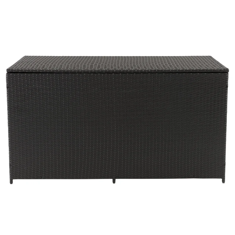 Latitude Run® Parksville 59'' W 224 Gallons Water Resistant Resin Deck Box in Black