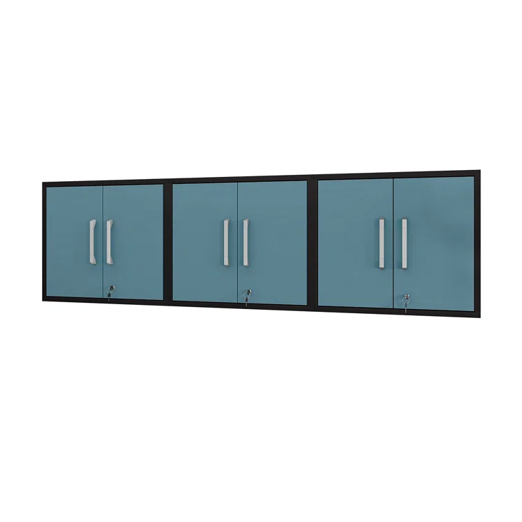 Aseem 3 Piece Single Storage Cabinet ( 25.59'' H x 85.05'' W x 14.96'' D)<!-- --> <!-- -->(Set of 3)