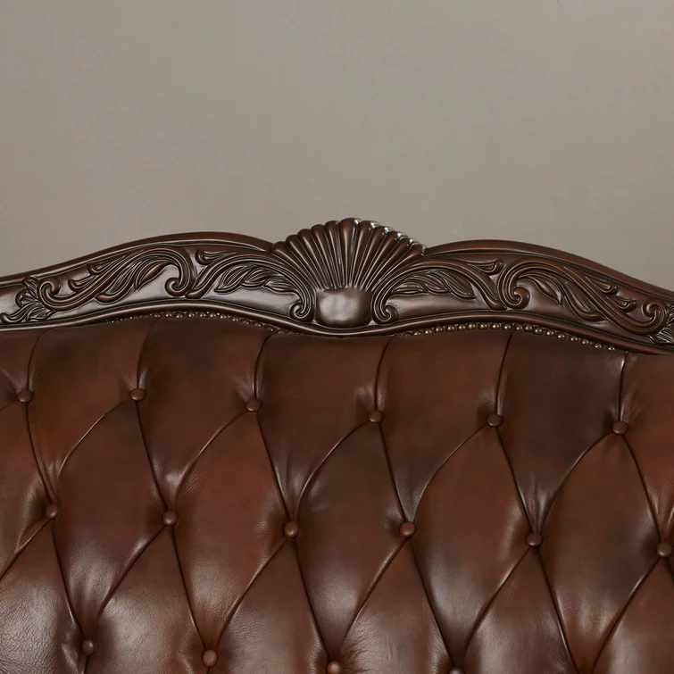 Addysun 86'' Leather Sofa
