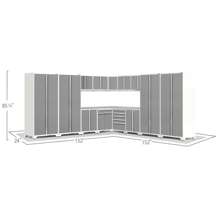 Pro Series Garage 16 Piece Storage Cabinet Set
