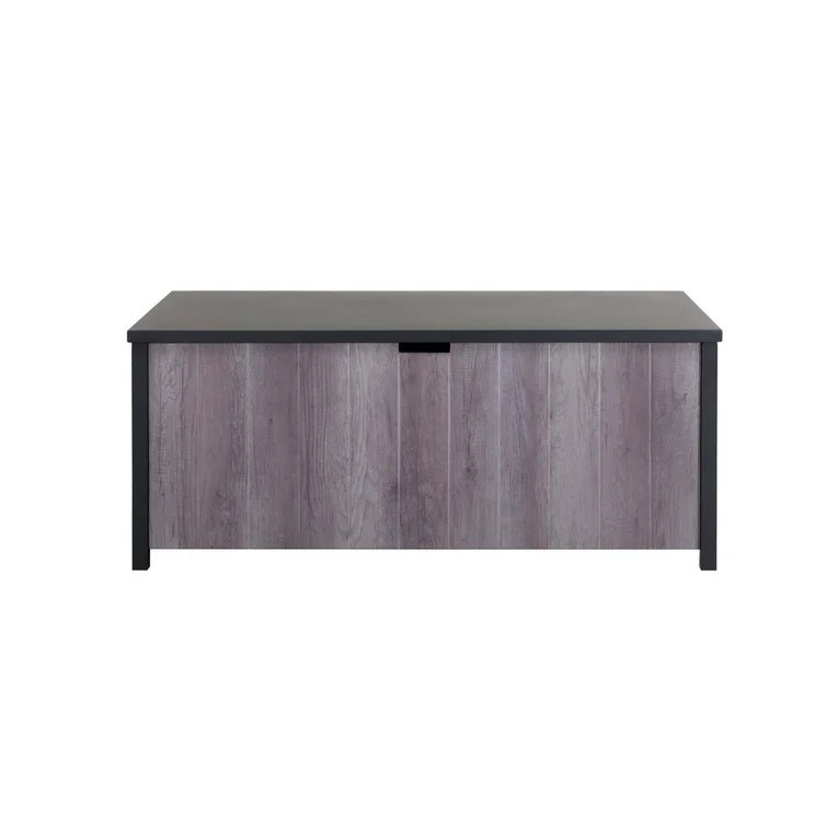 Ivena Furnishing 61'' W 132 Gallons Water Resistant Metal Deck Box in Gray