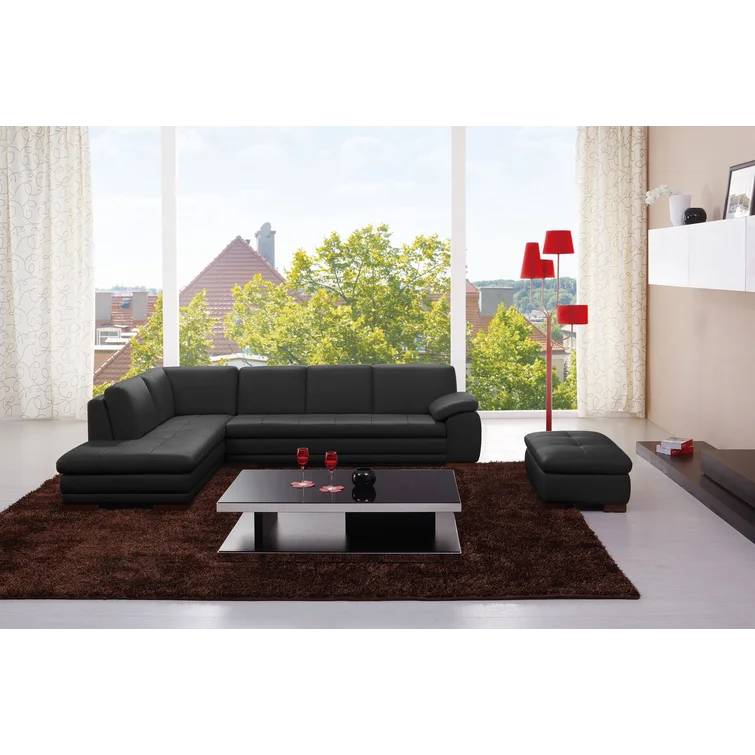 Gennoveva Leather Sectional