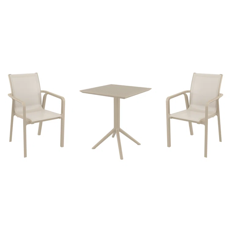 Farrah 2 - Person Square Outdoor Dining Set