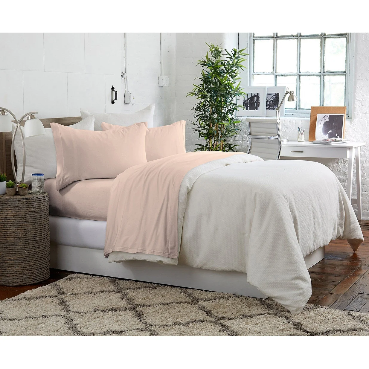 Brooklyn Flat Jersey Knit Sheet Set