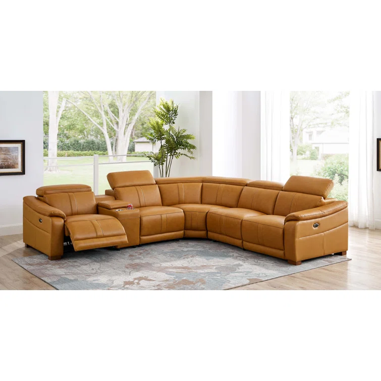 Ayshea Upholstered Power Reclining Sectional