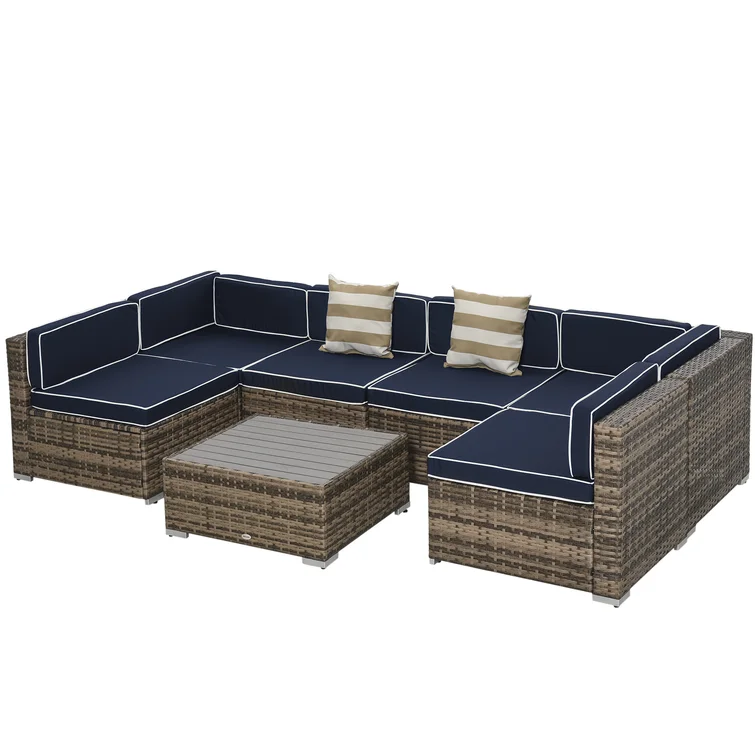 6 - Person Outdoor Seating Group with Cushions