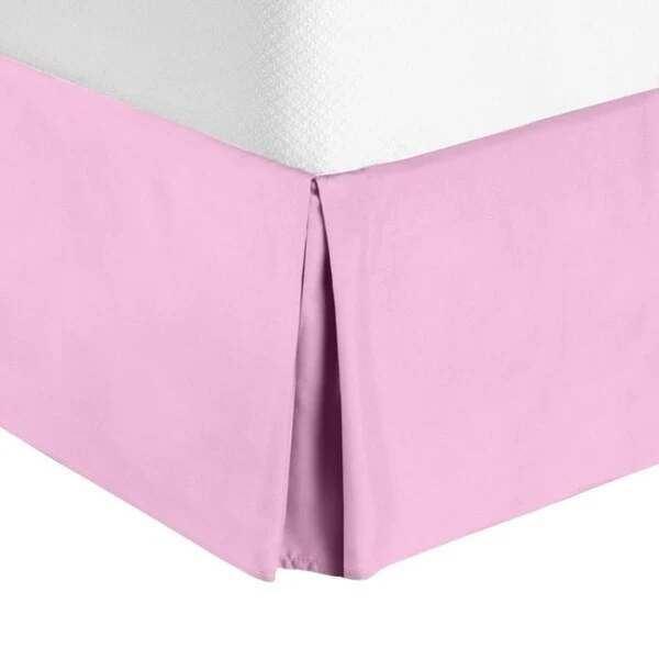 Nestl Luxury Pleated King Size 14 inch Drop Bed Skirt