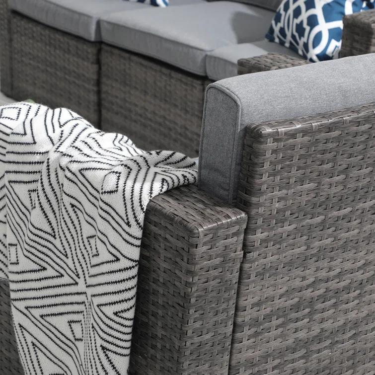 6 - Person Outdoor Seating Group with Cushions