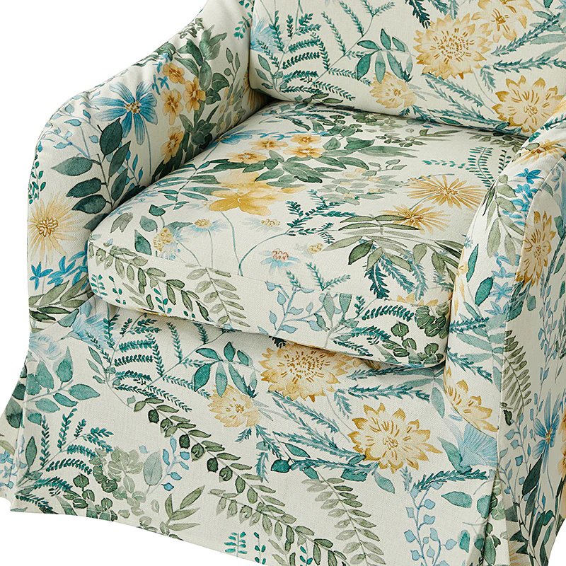 Bertram Claas 360 Degree Swivel Chair With Slipcover