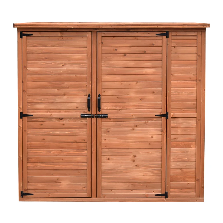 6 ft. W x 3 ft. D Solid Wood Lean-to Storage Shed