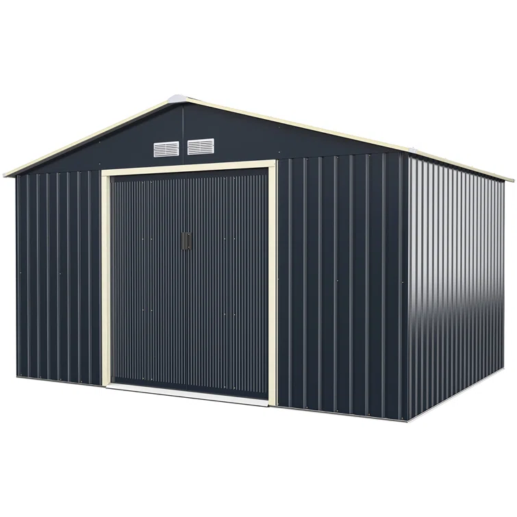 10' x 8' Metal Traditional Storage Shed