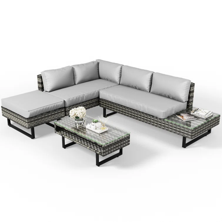 Camoren 5 - Person Seating Group with Cushions