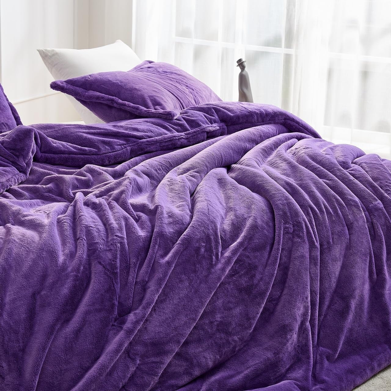 Love Thick® - Chunky Bunny Coma Inducer Oversized Comforter Set - Wild Purple
