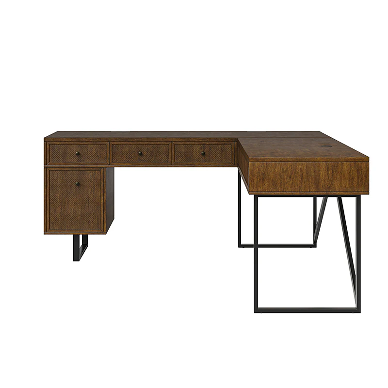 Bertrame L Shape Lift Top Office Desk