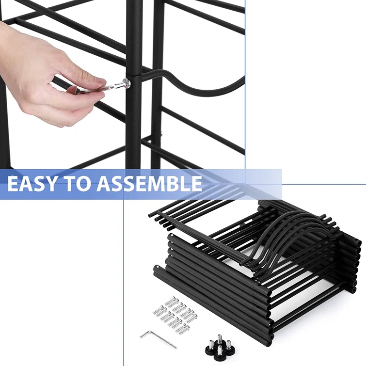 Medau 53" H x 13" W x 13" D Storage Rack