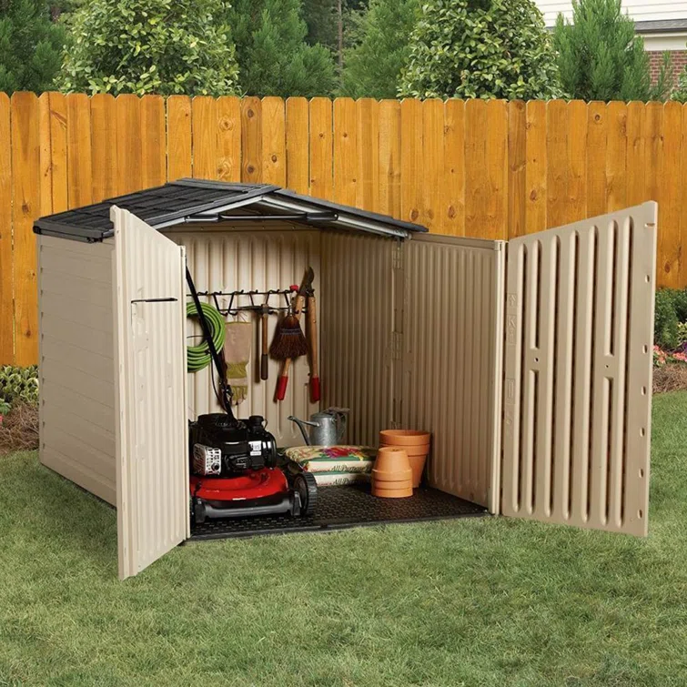 5 ft. W x 6 ft. D Plastic Storage Shed