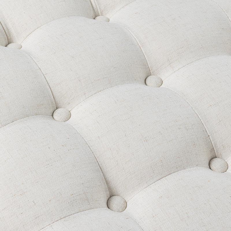 Danilynn Tufted Round Cocktail Ottoman Coffee Table