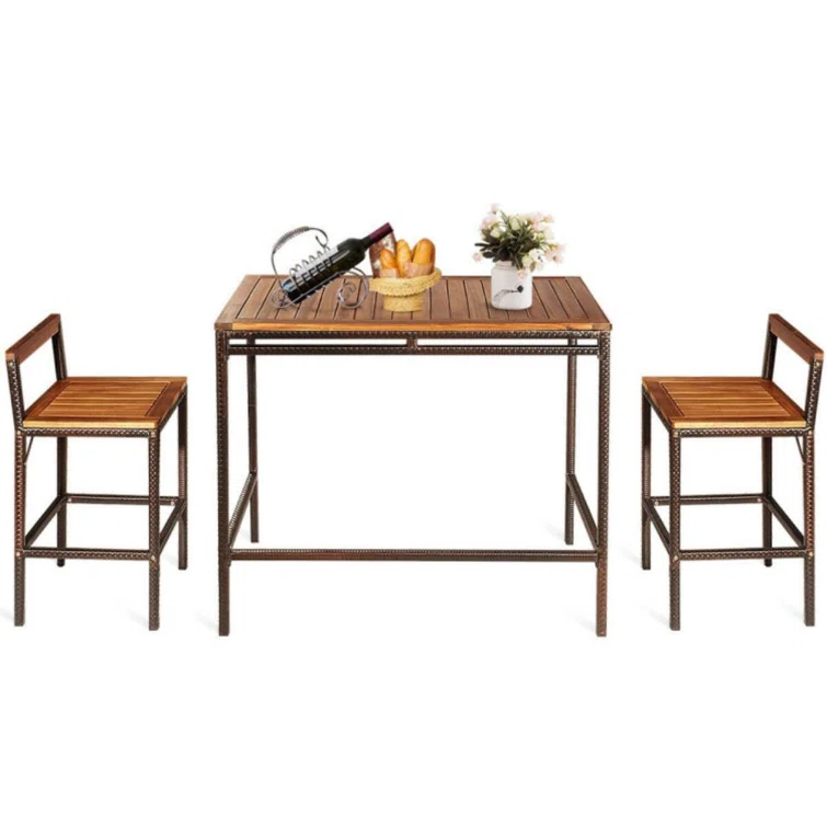 2 - Person Rectangular Outdoor Dining Set