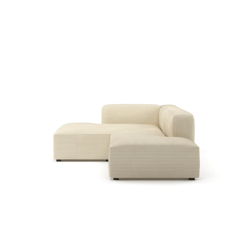 Winnie 2 - Piece Corduroy Sectional
