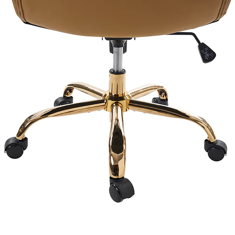 Sandy Waterproof PU Leather 360-Degree Swivel Office Chair
