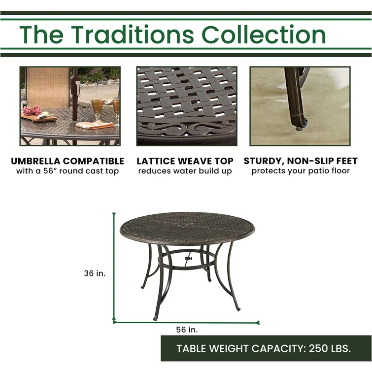 Mikenzie 4 - Person Round Outdoor Dining Set with Cushions