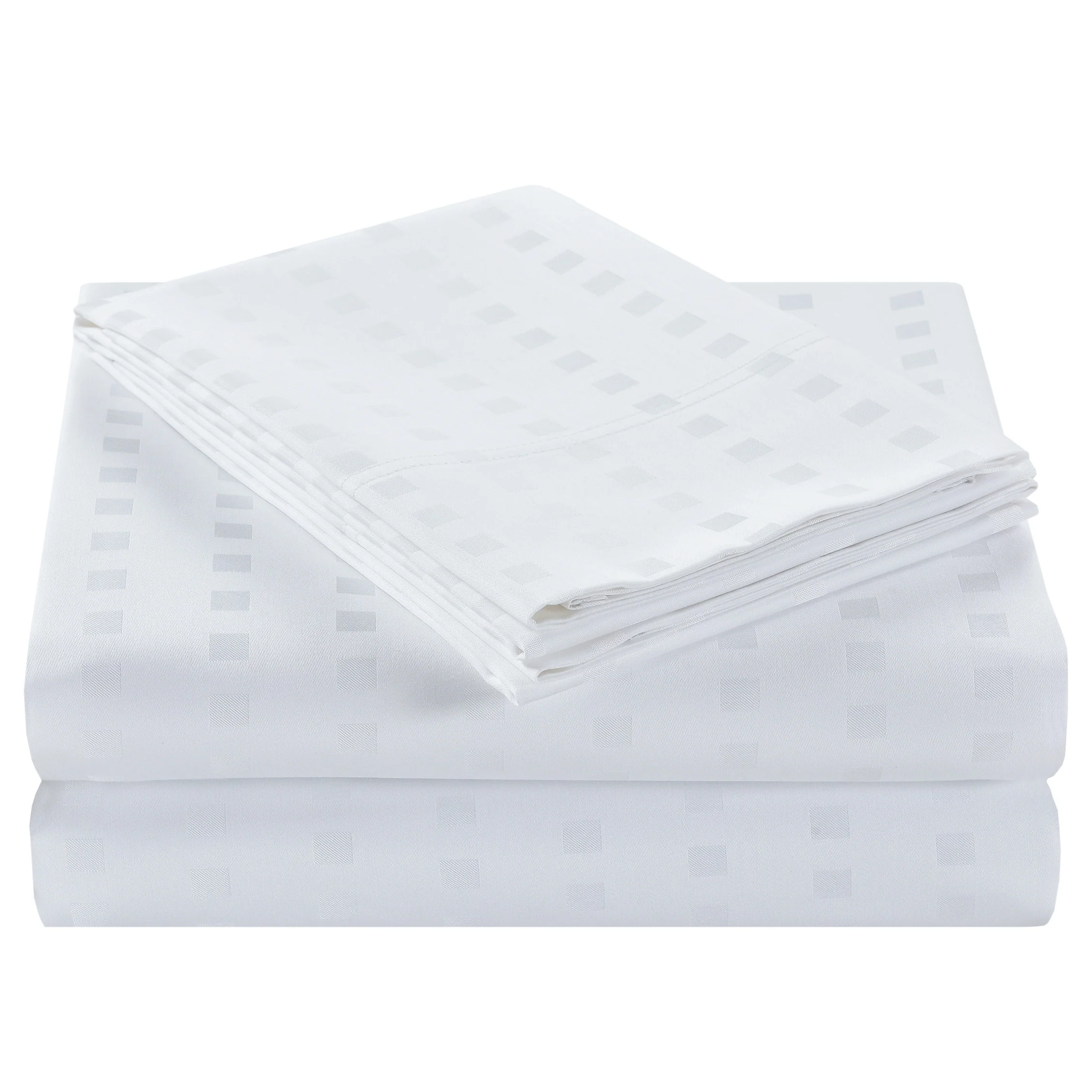 Spring Home 1200 Thread Count 100% Egyptian Cotton Deep Pocket Dobby Striped Sheet Set