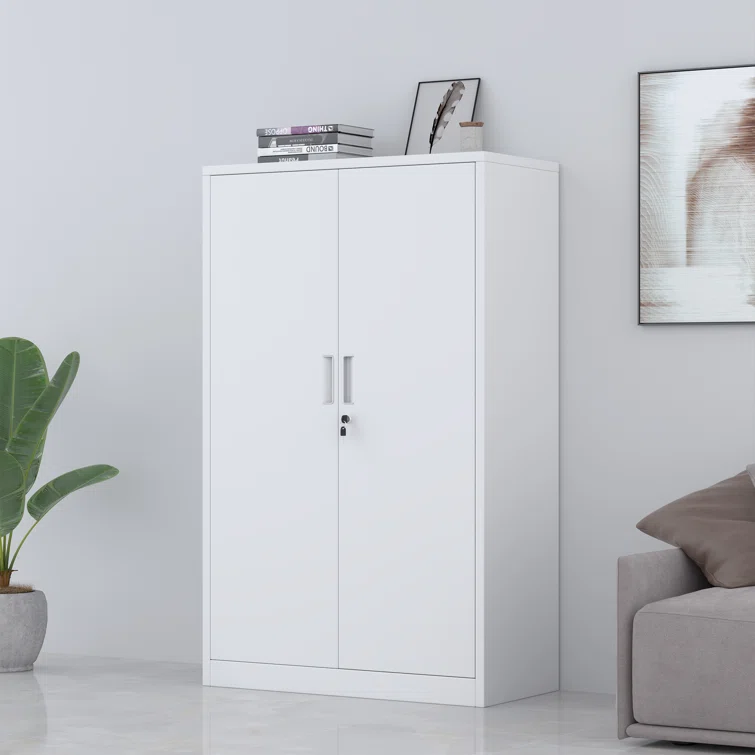 Aspinwall Metal Single Storage Cabinet ( 53.5'' H x 31.5'' W x 15.75'' D)