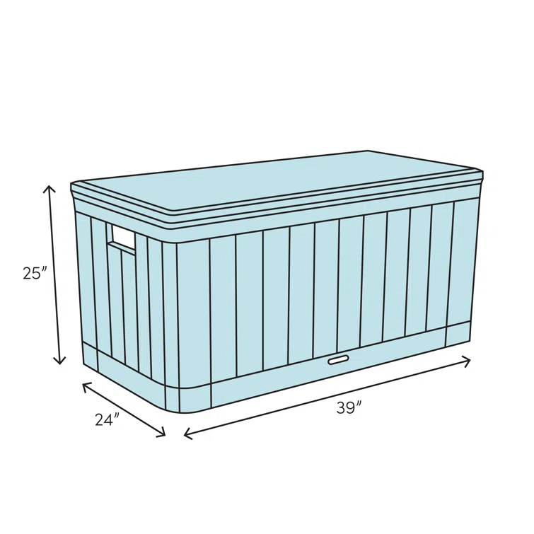 75 Cubic Feet High-Density Polyethylene (Plastic) Steel Reinforced Outdoor Storage Shed