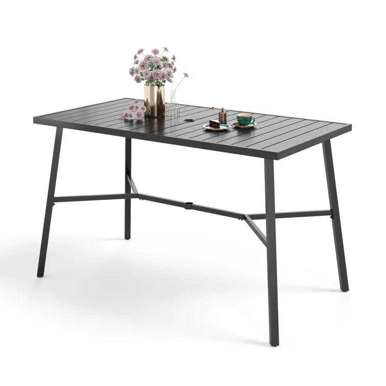 Alyne 6 - Person Rectangular Outdoor Dining Set
