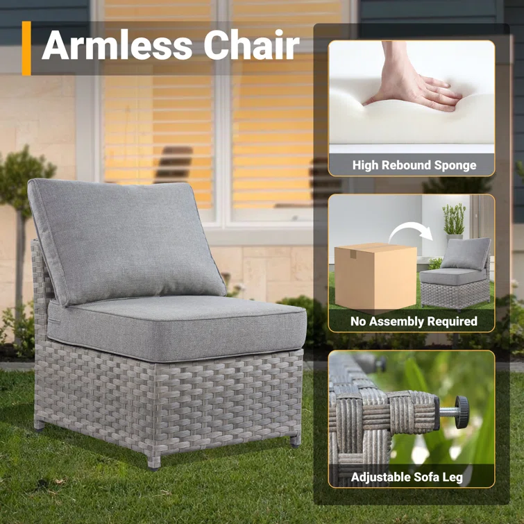 Cassville 6 - Person Outdoor Seating Group with Cushions