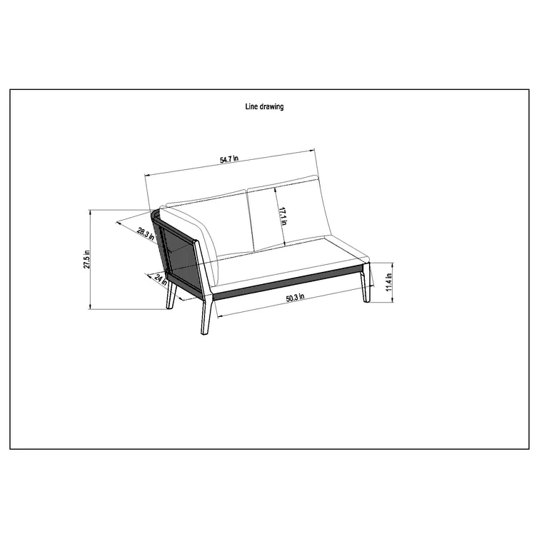 Habitat 5 - Person Outdoor Seating Group with Cushions