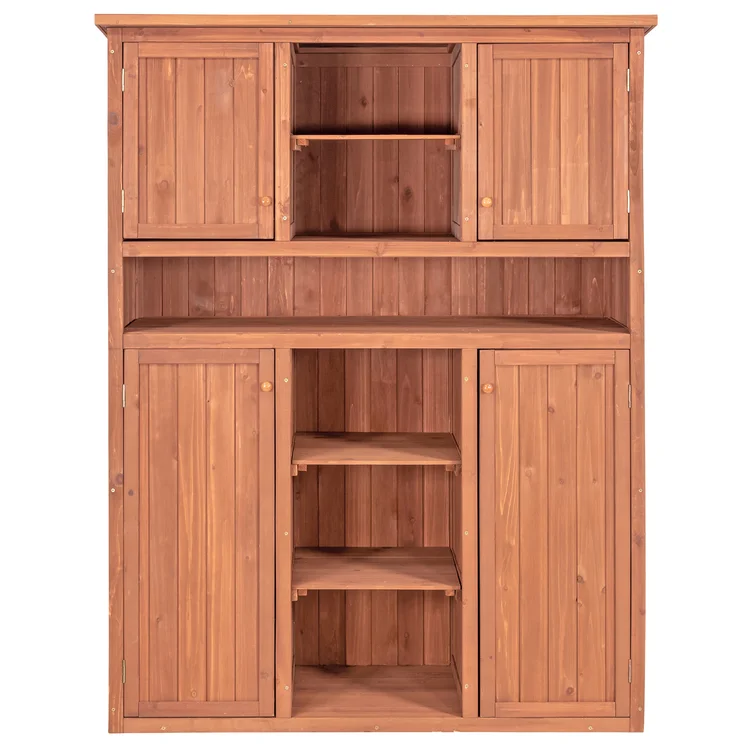 4 ft. x 2 ft. Solid Wood Lean-To Storage Shed