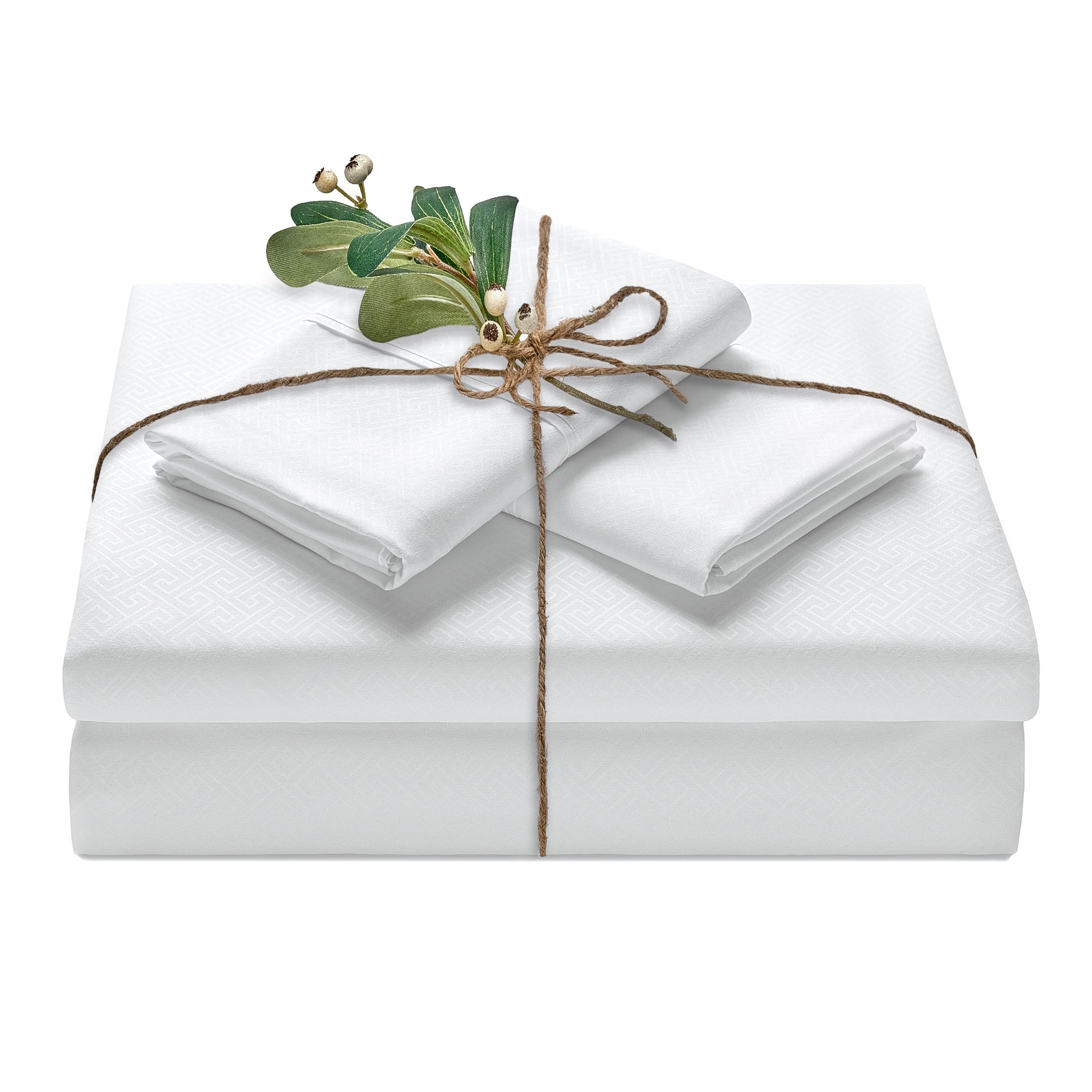 Chanasya Maze Pattern Ultra Soft Luxury Microfiber Sheet Set